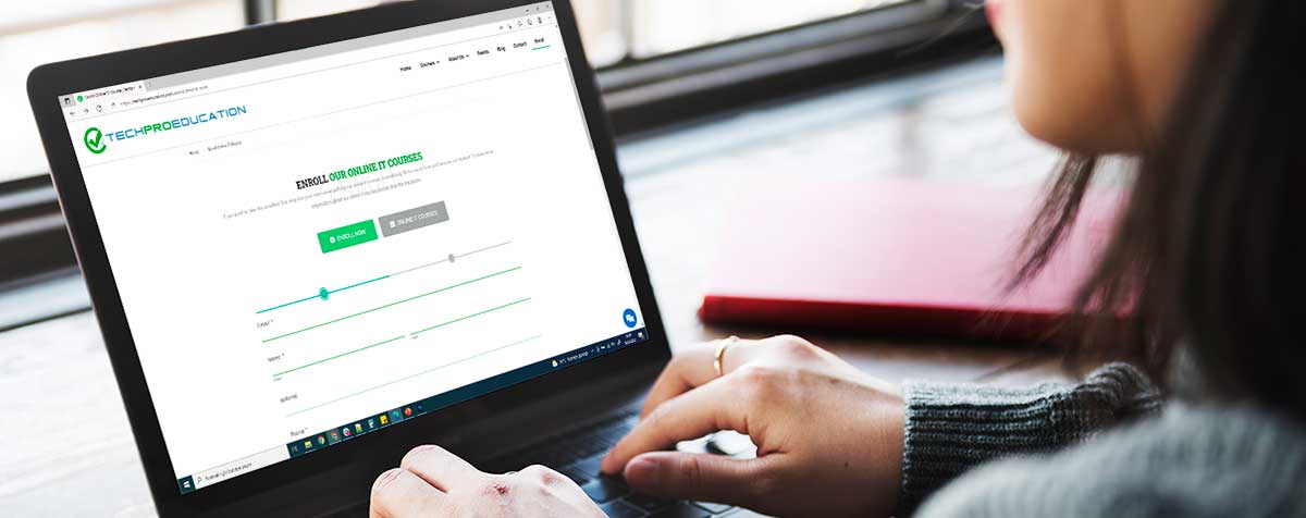 enroll online it course now